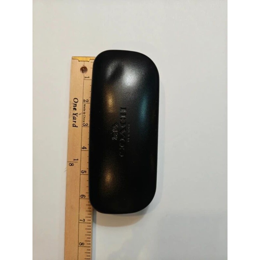 Authentic Coach Black Hard Shell Eyeglasses & Sunglasses Case